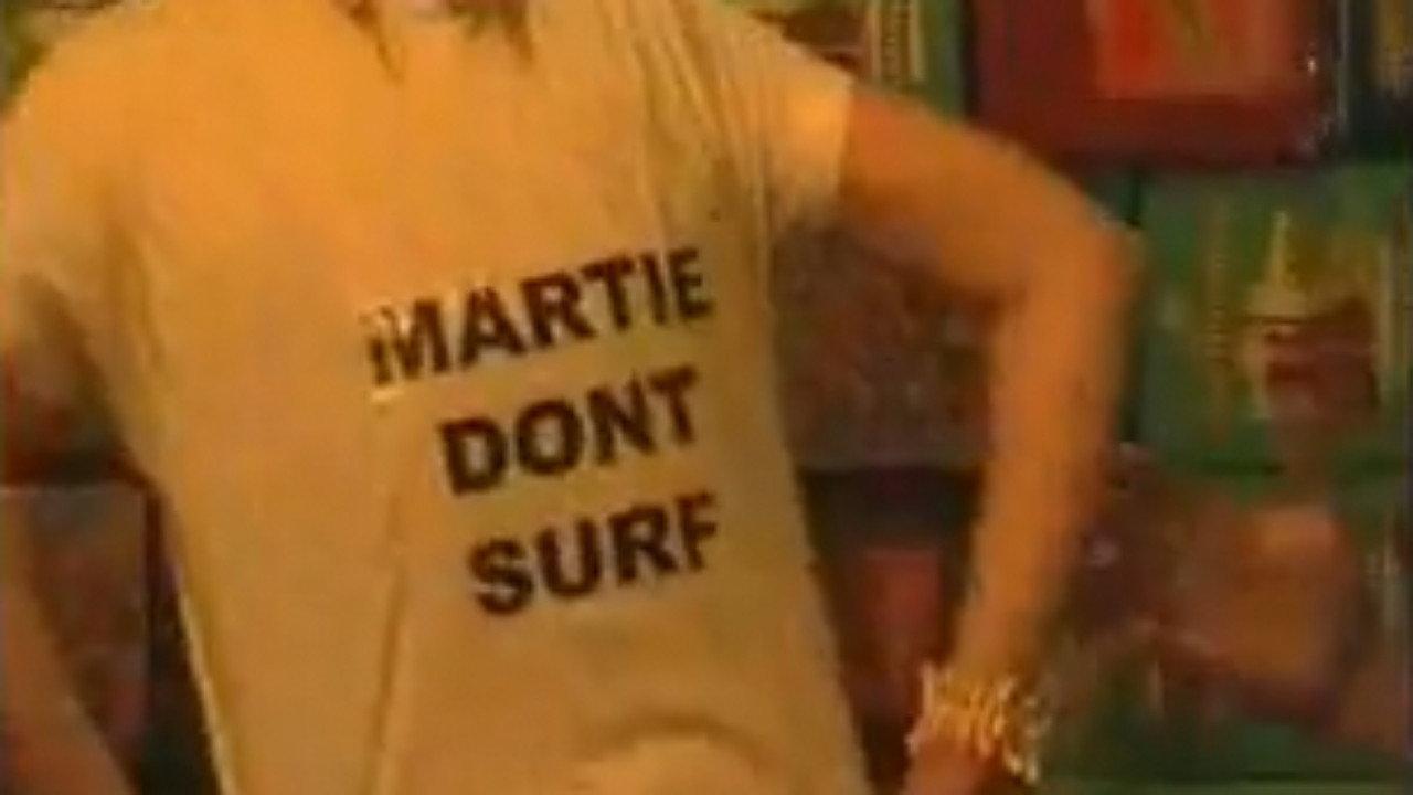 Martie Don't Surf backdrop