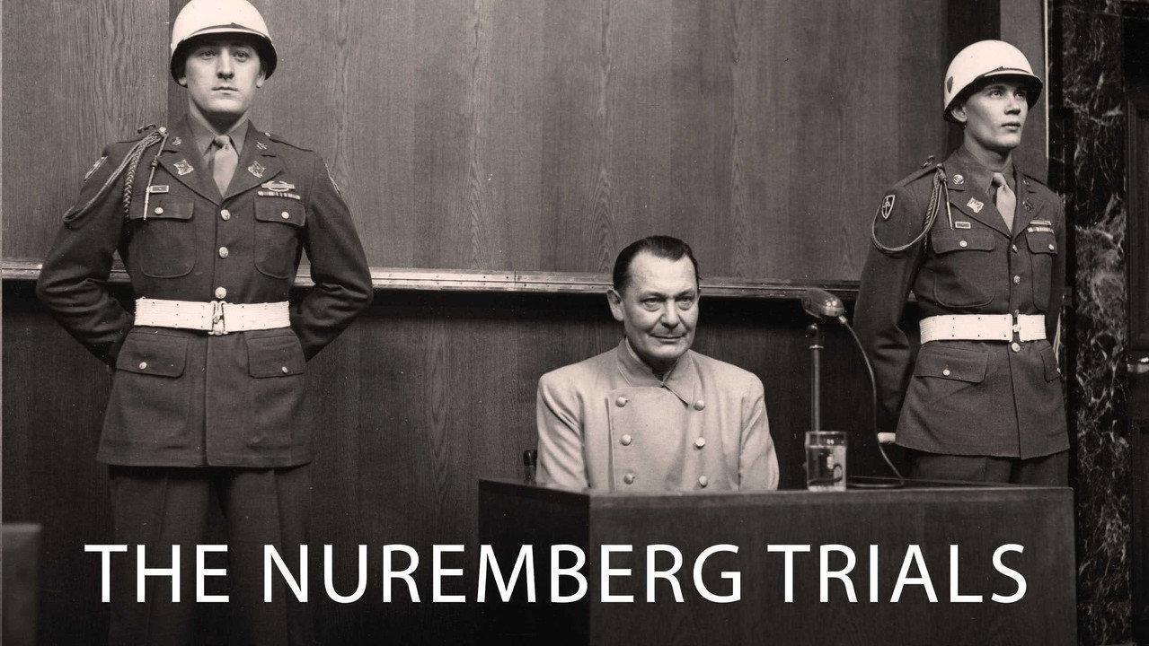 The Nuremberg Trials backdrop
