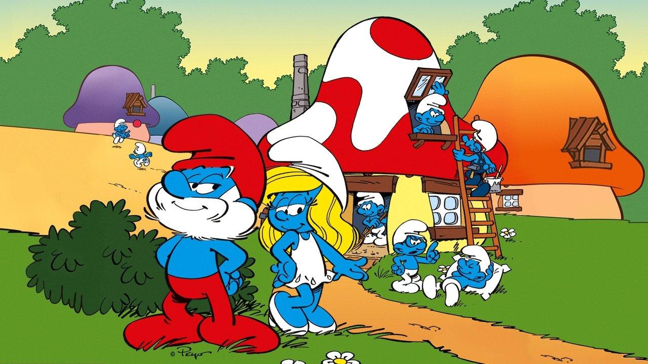 The Smurfs backdrop