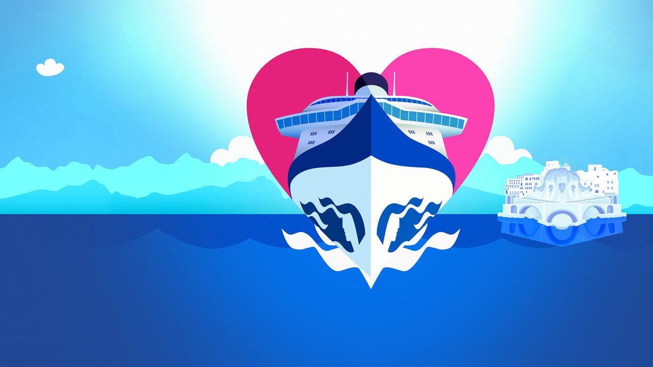 The Real Love Boat backdrop