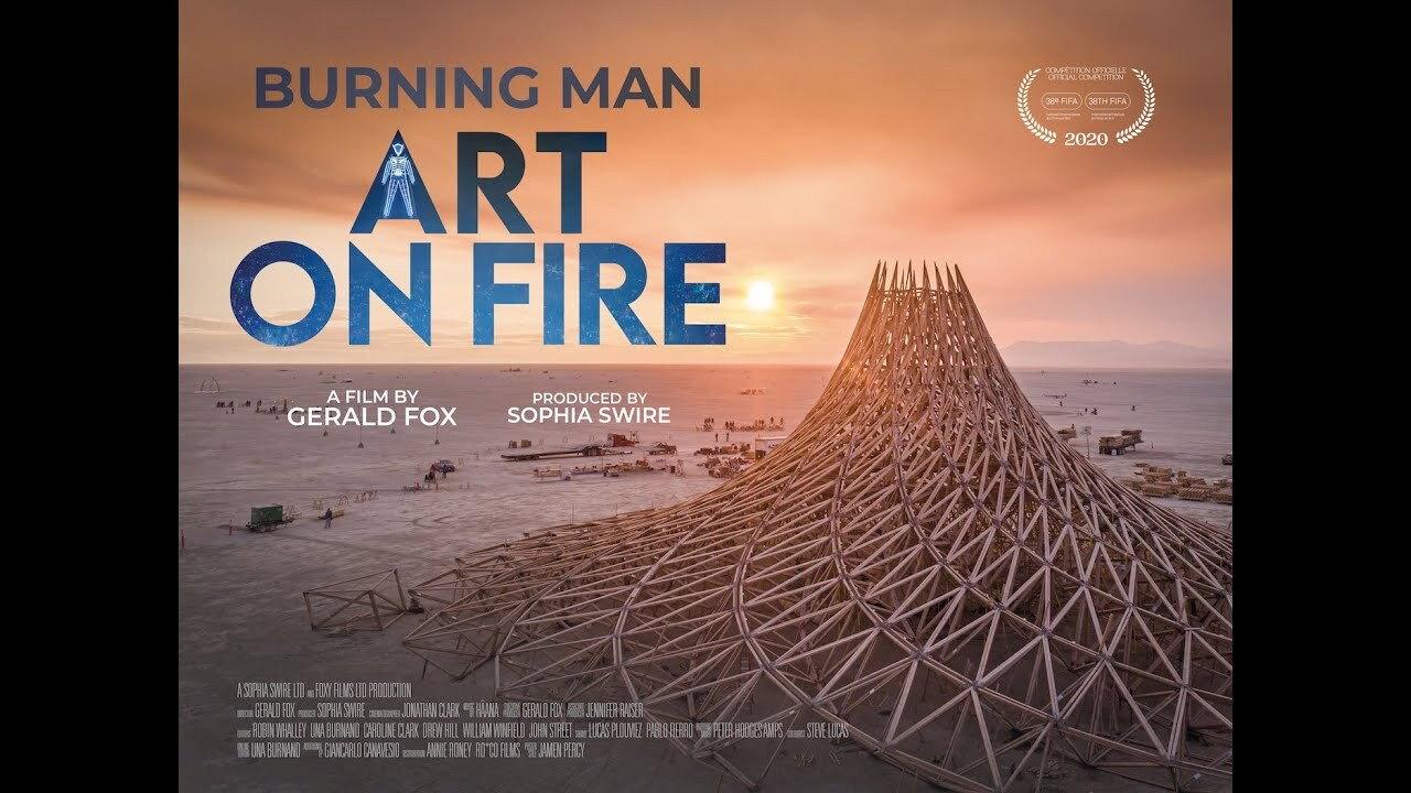 Burning Man: Art on Fire backdrop
