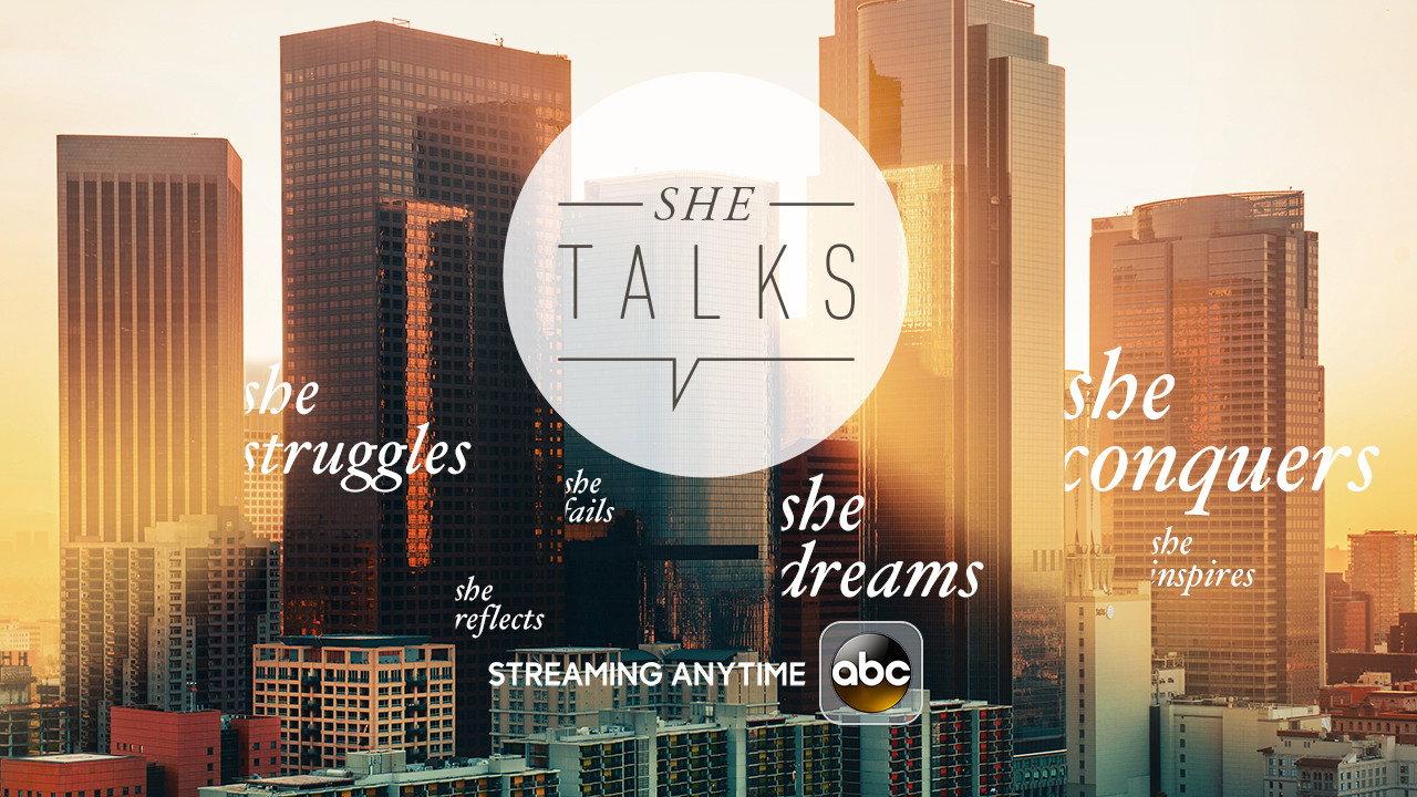 She Talks backdrop