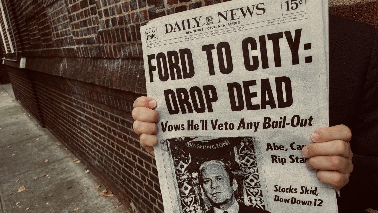Drop Dead City backdrop