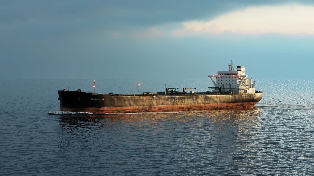Black Waters: The Sea Empress Disaster backdrop