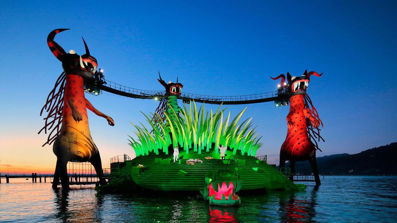 Die Zauberflöte, Bregenzer Festspiele backdrop
