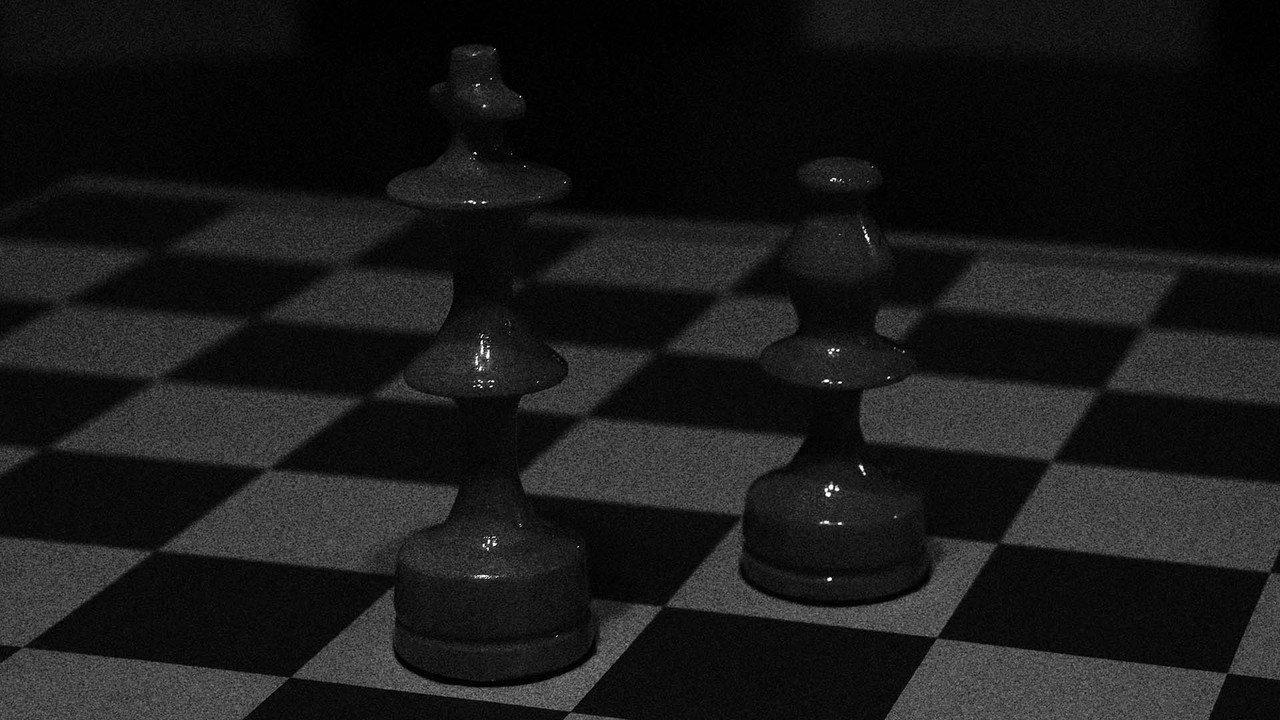The Pawn and the King backdrop
