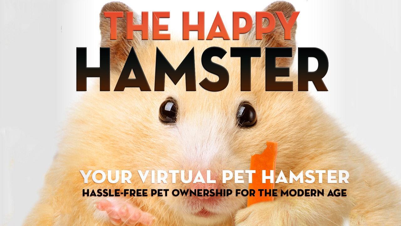 The Happy Hamster: Your Virtual Pet Hamster - Hassle-Free Pet Ownership for the Modern Age backdrop