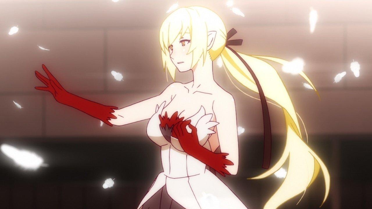 Kizumonogatari Part 2: Nekketsu backdrop