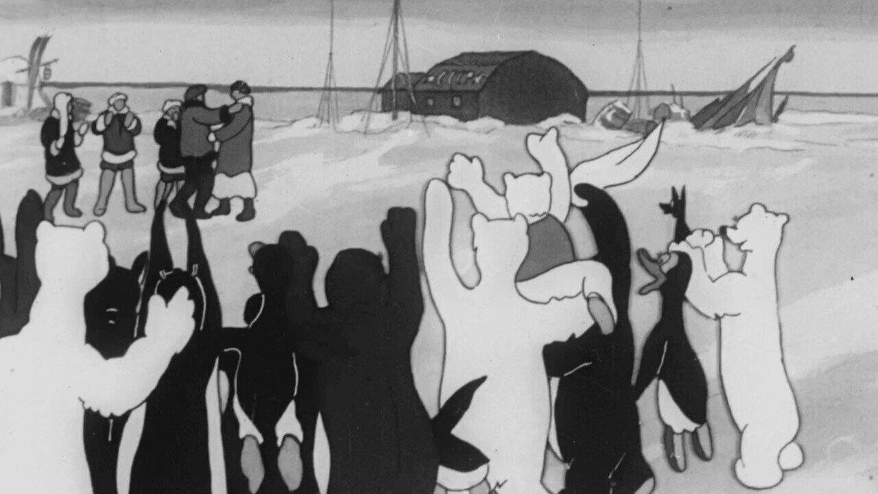 Farewell on the Ice Floe backdrop