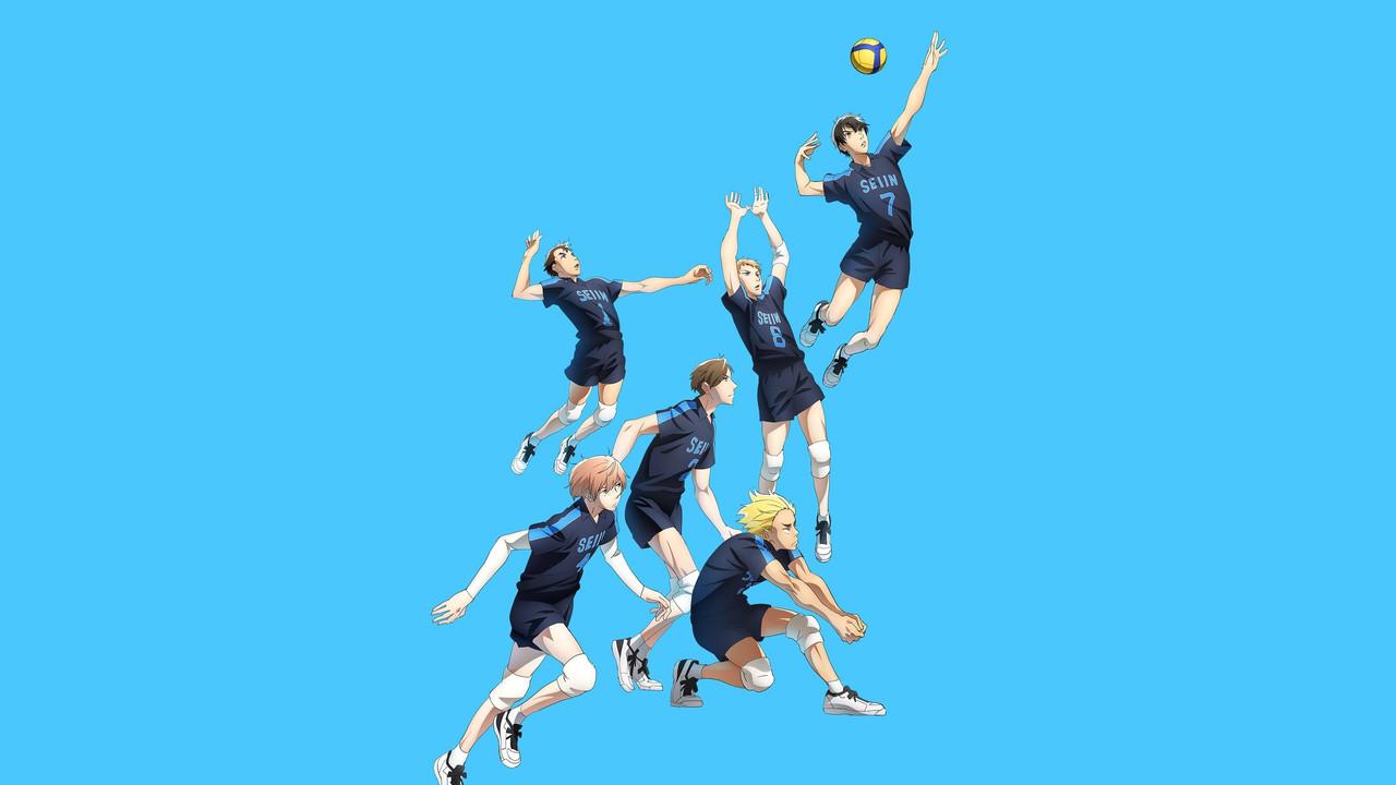 2.43: Seiin High School Boys Volleyball Team backdrop