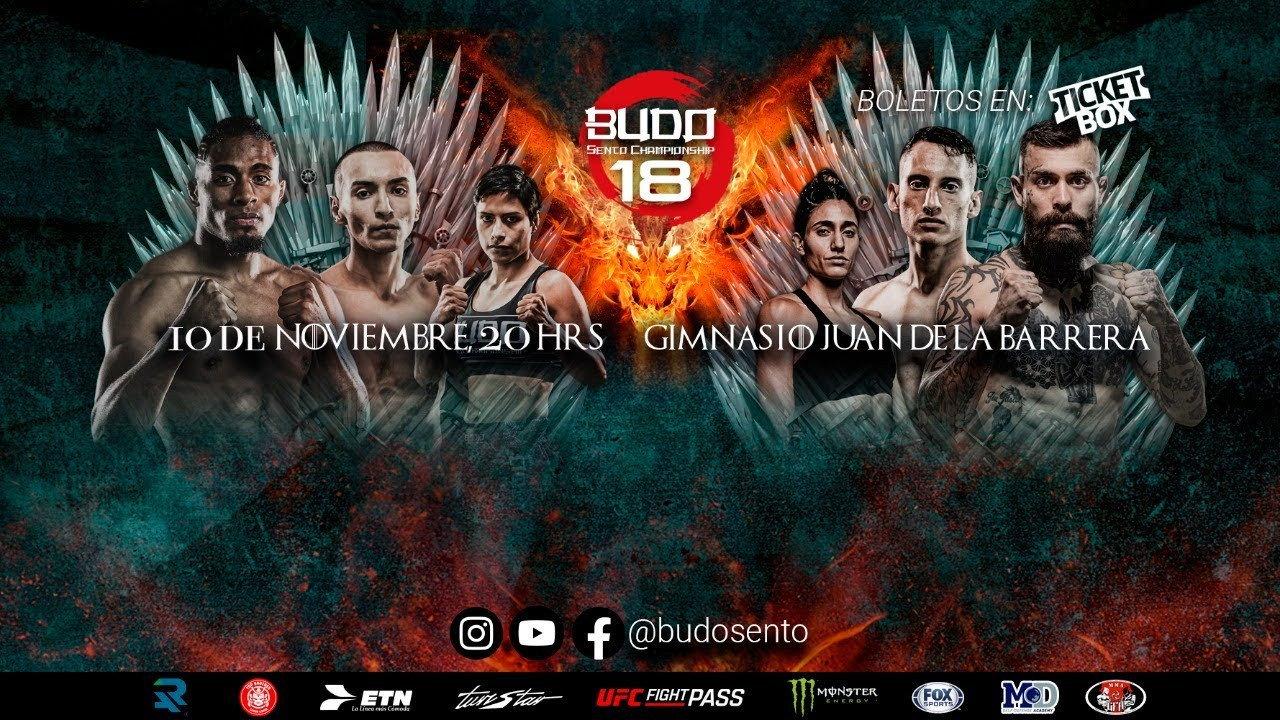Budo Sento Championship 18 backdrop