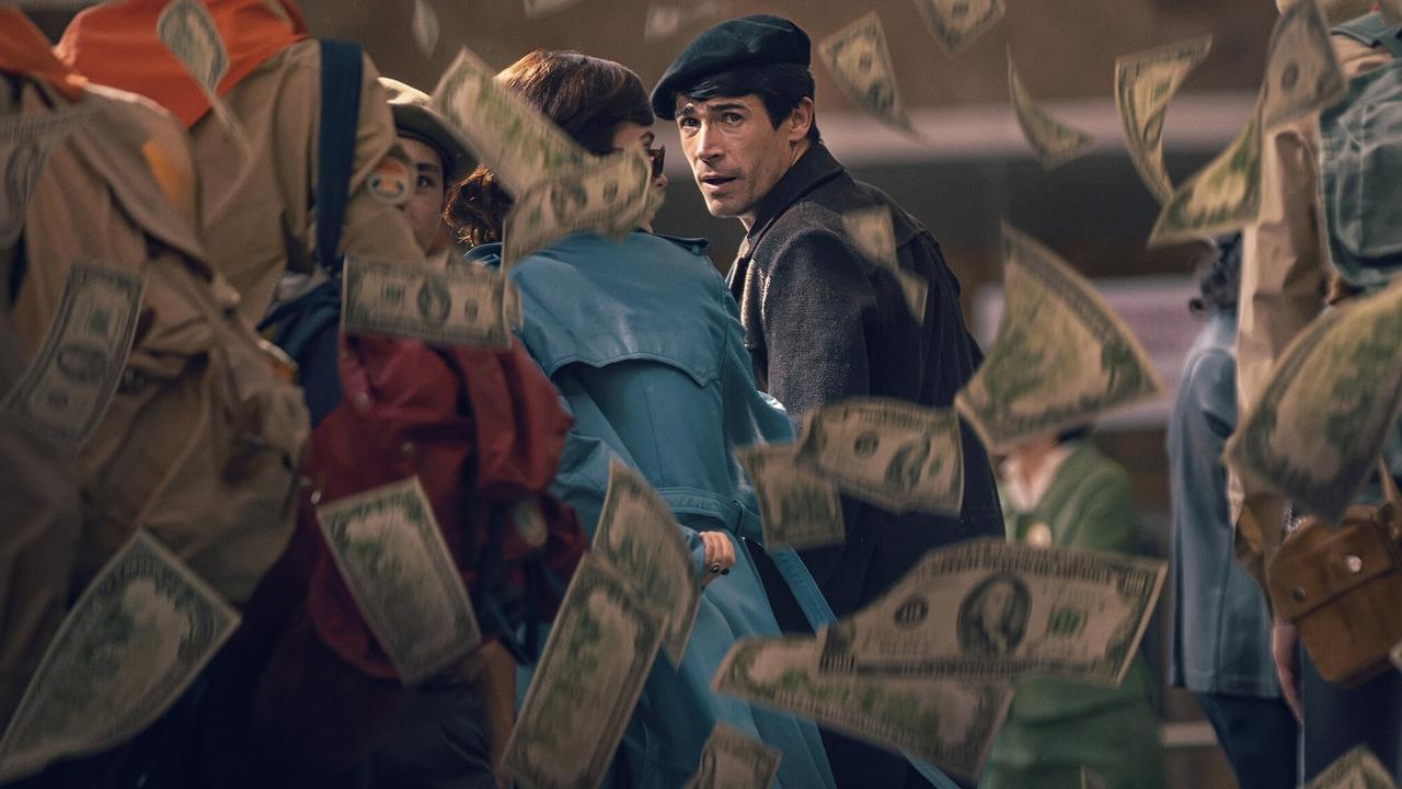 A Man of Action backdrop