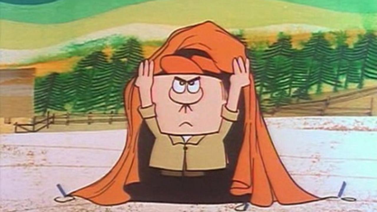 Mister Rossi at Camping backdrop
