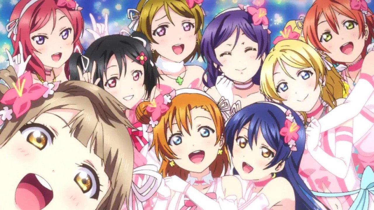 Love Live! μ's Live Collection backdrop