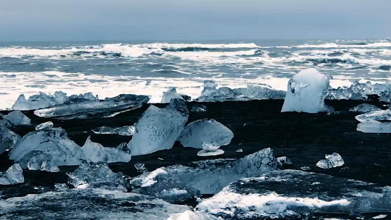 Iceland in Winter backdrop