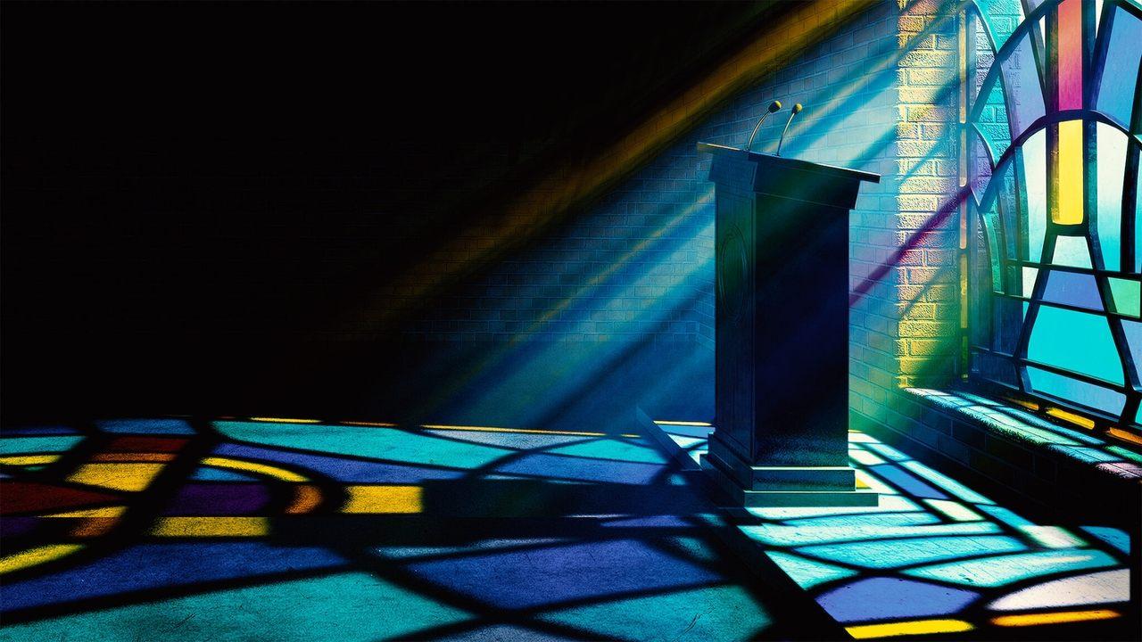 Come Sunday backdrop