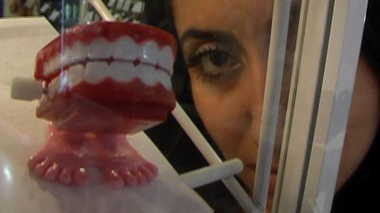 Teeth on a Shelf backdrop