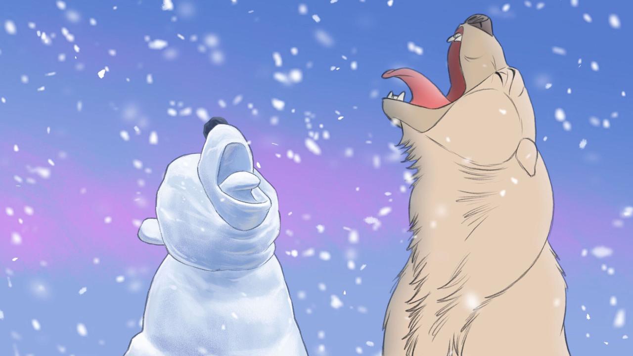 Snow Bear backdrop