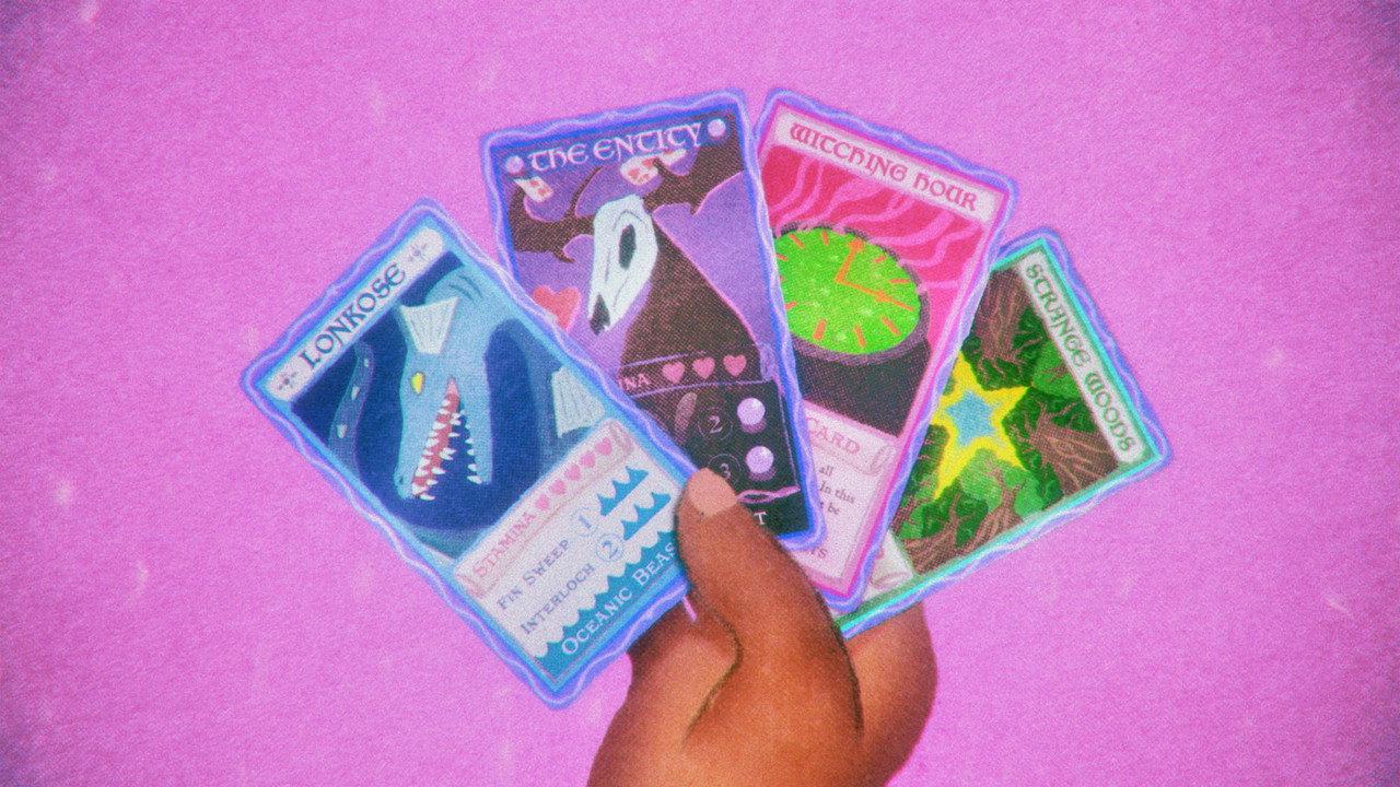 Trading Cards backdrop