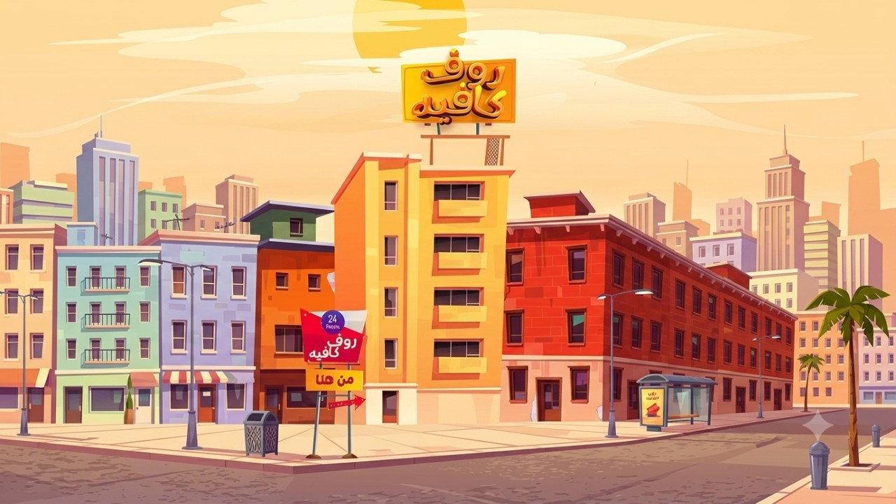 Roof Cafe backdrop
