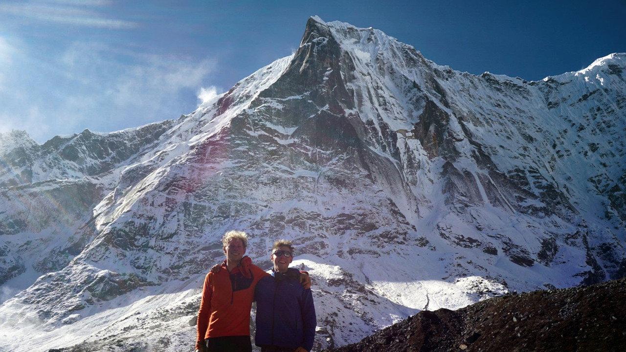 The Northeast Pillar Of Tengkangpoche backdrop