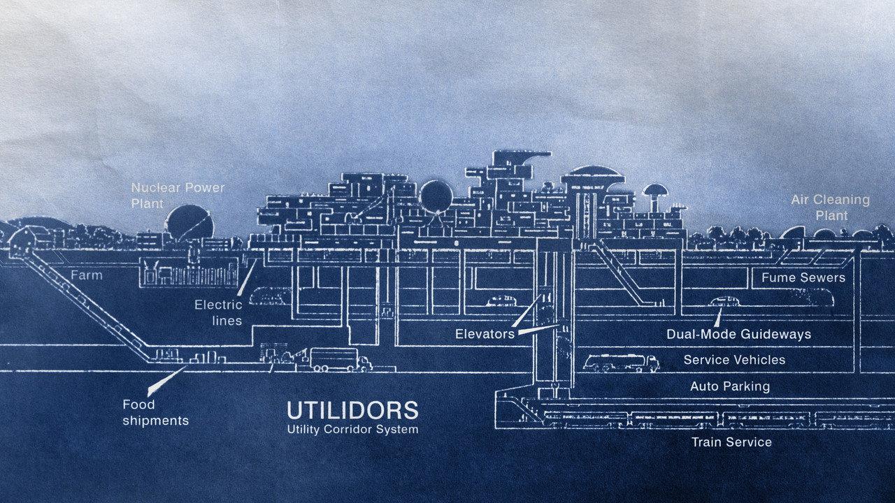 The Experimental City backdrop