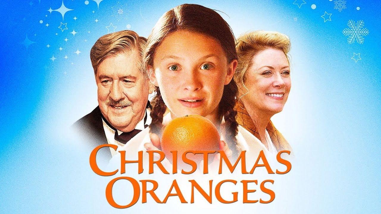 Christmas Oranges backdrop