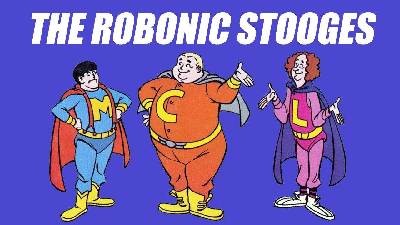 The Robonic Stooges backdrop