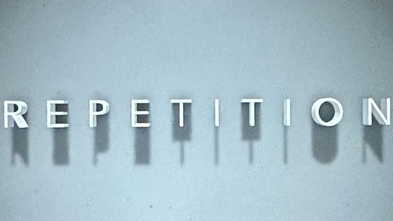 Repetition backdrop