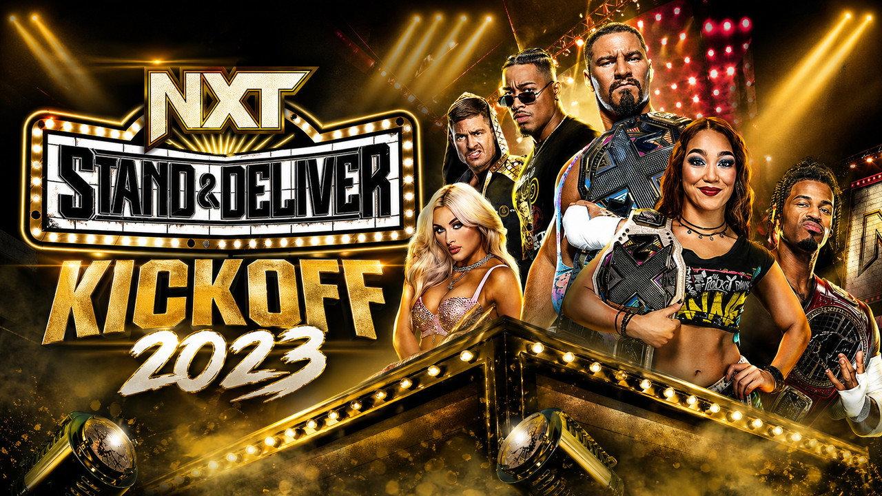 WWE NXT Stand & Deliver Kickoff backdrop
