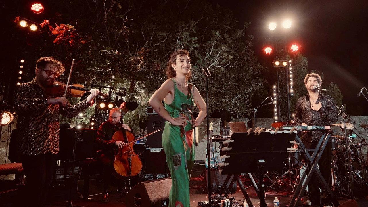Sofiane Saidi, Camelia Jordana & Théo Ceccaldi - Jazz à Porquerolles 2026 backdrop