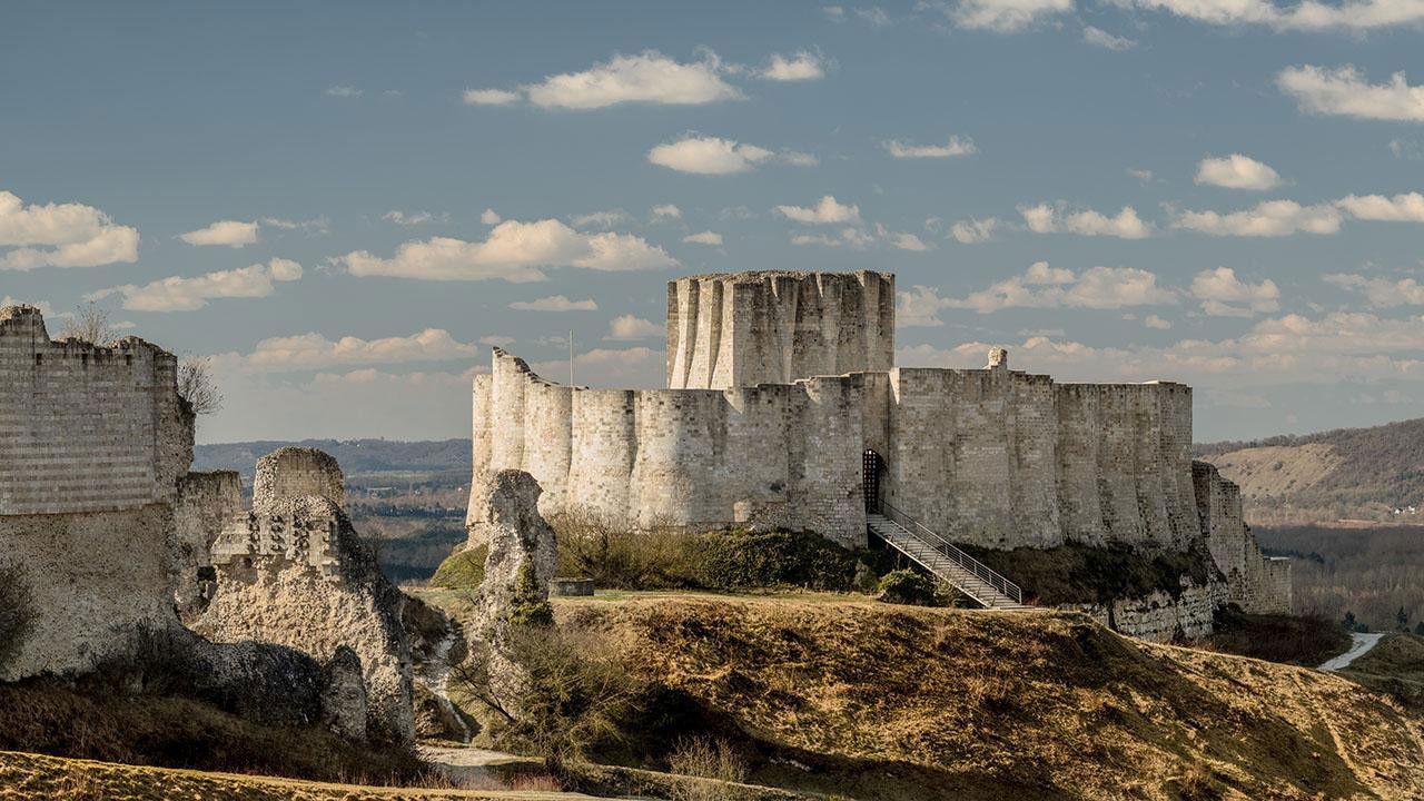 Château-Gaillard, une forteresse imprenable backdrop