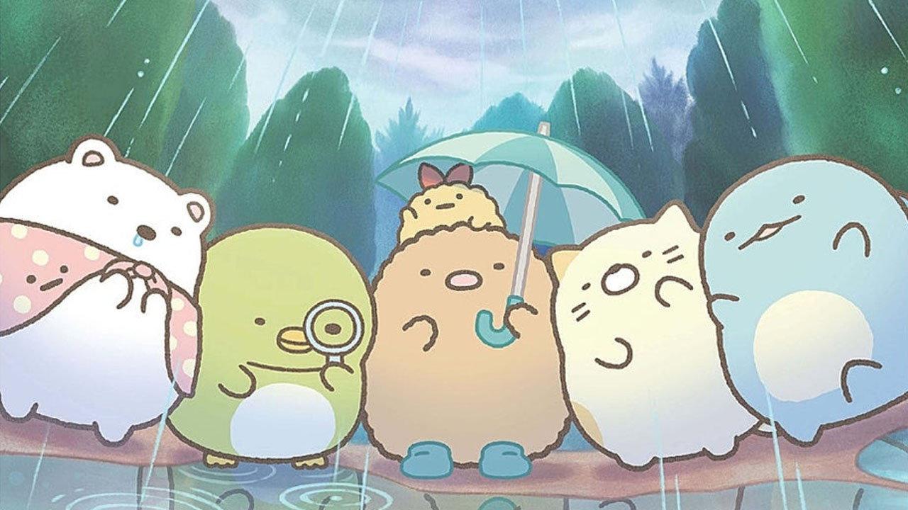 Sumikko Gurashi: The Sky Kingdom and Two Children backdrop