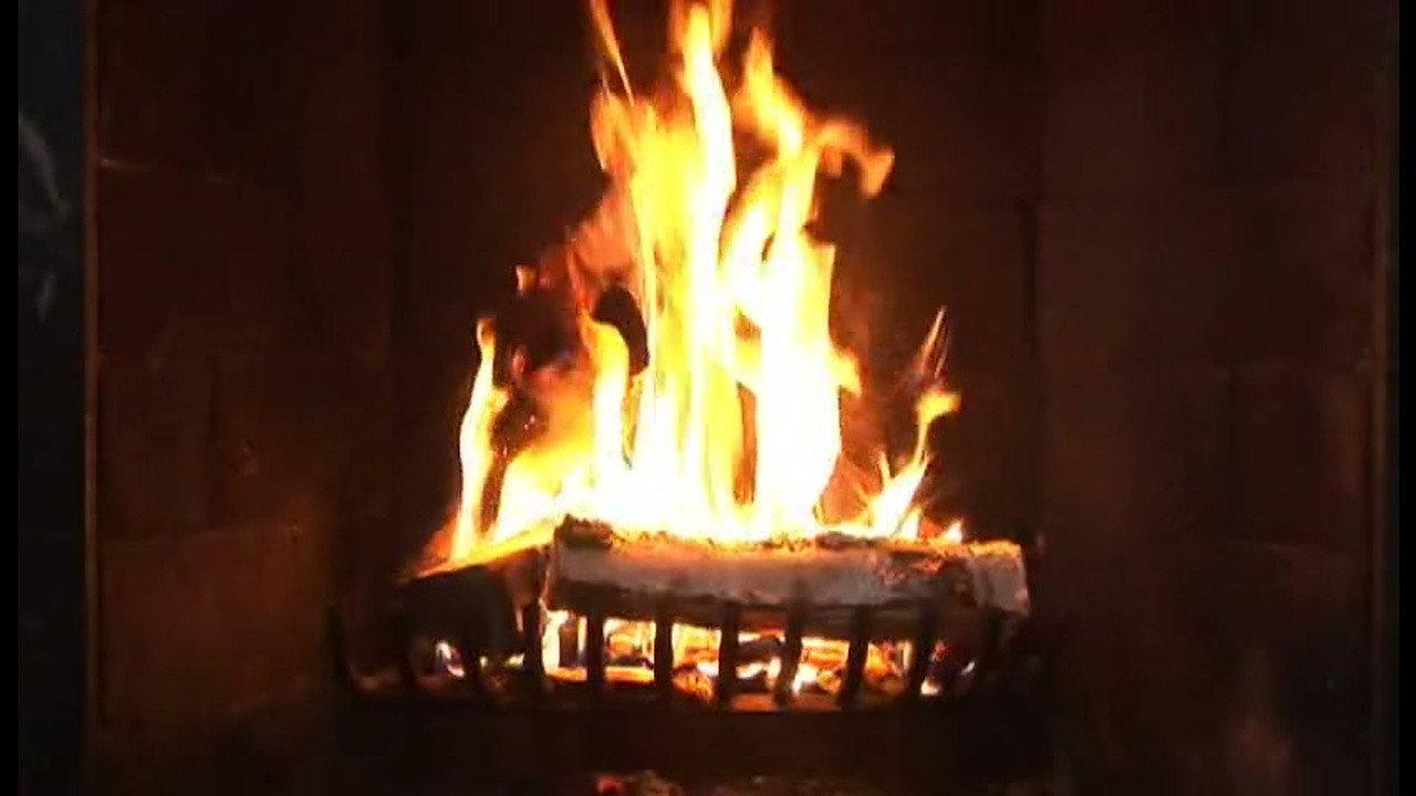 Holiday Fire backdrop