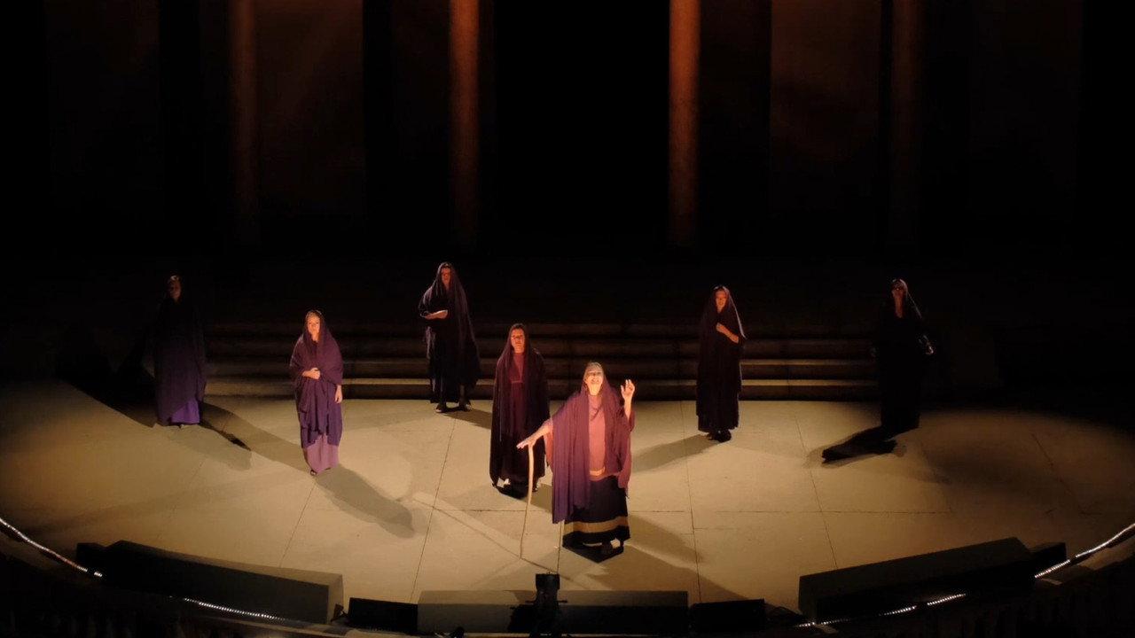 The Trojan Women backdrop