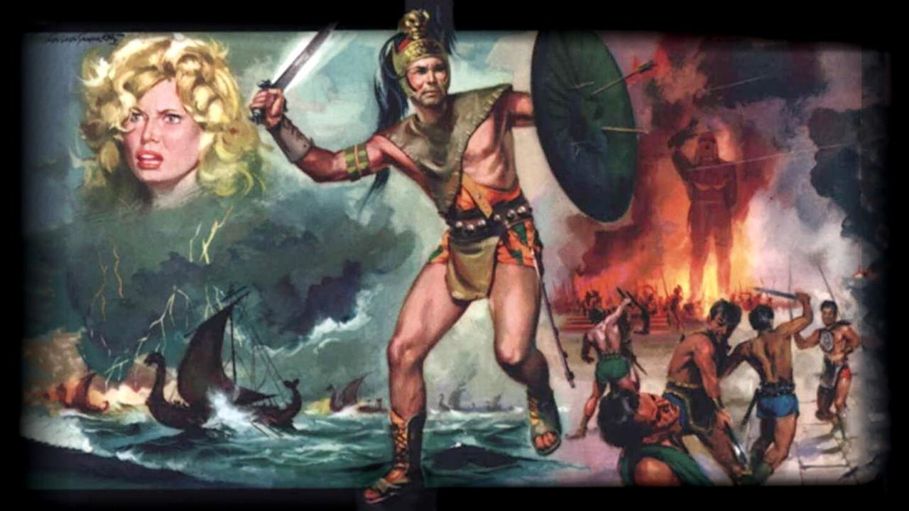 The Giants of Thessaly backdrop