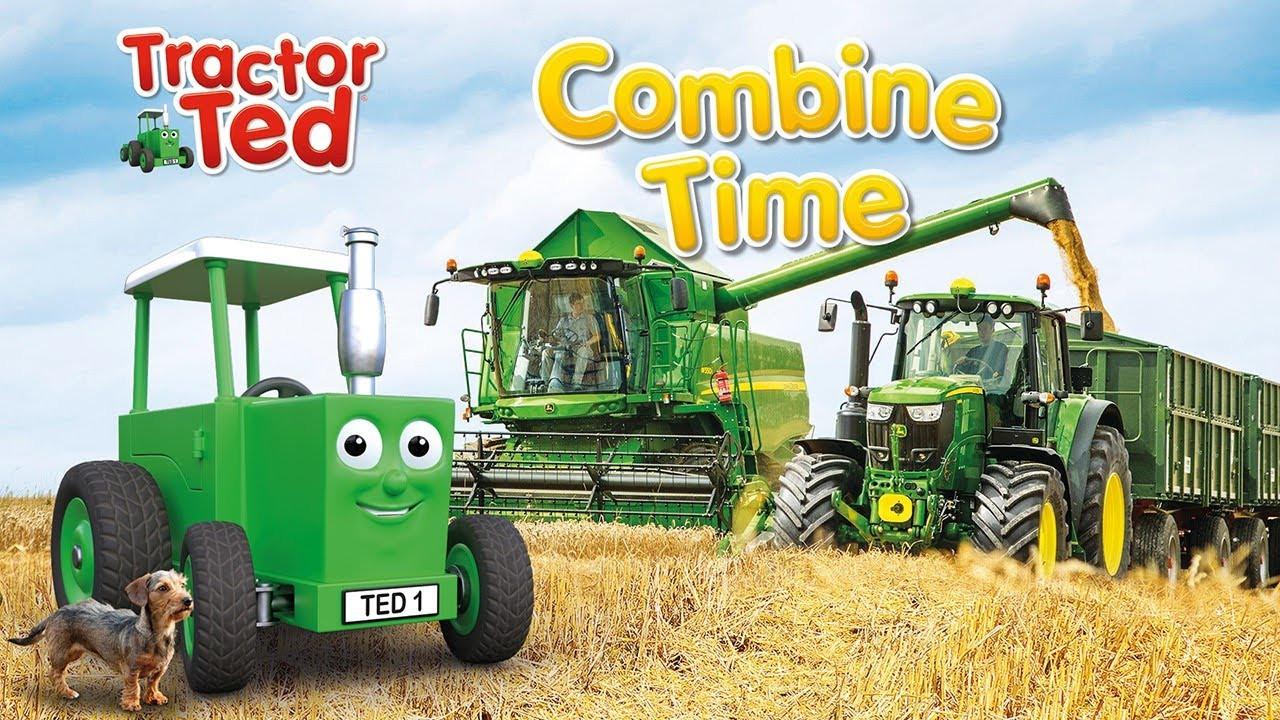 Tractor Ted Combine Time backdrop