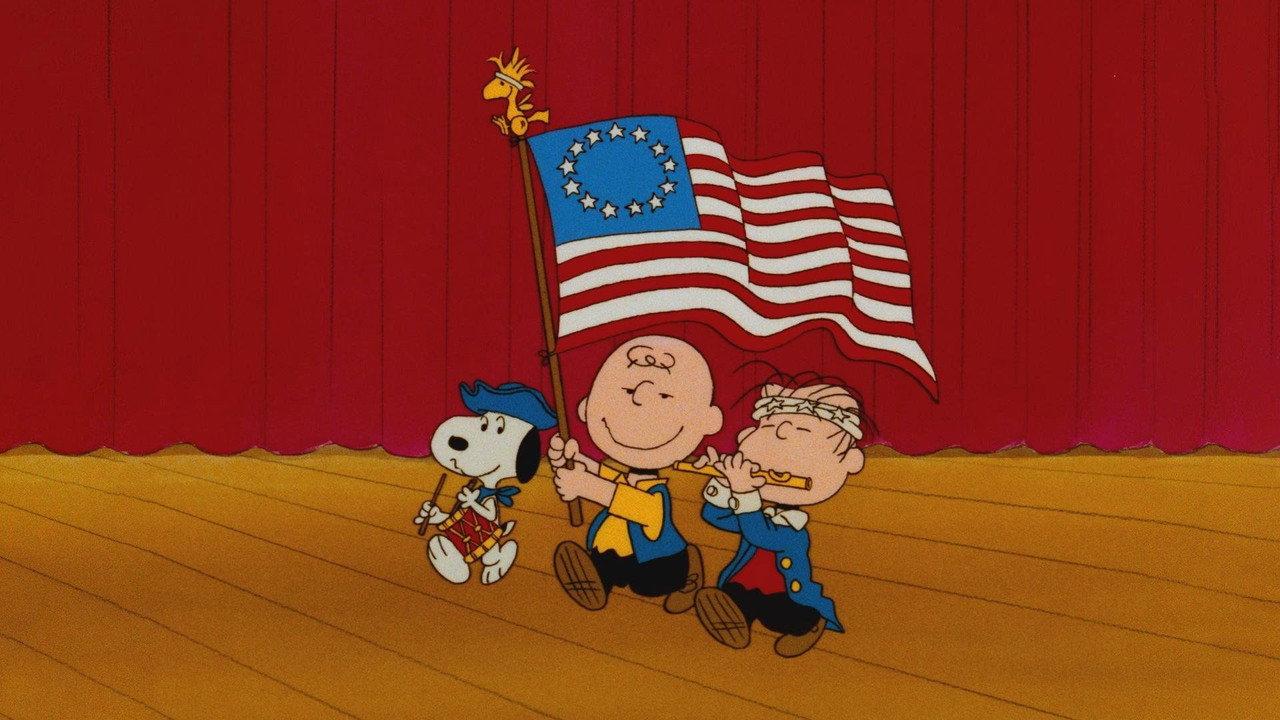 This Is America, Charlie Brown backdrop