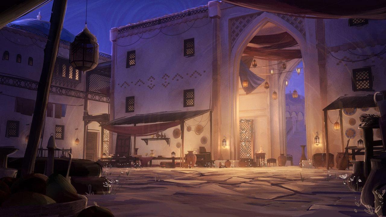 Moonbeams backdrop