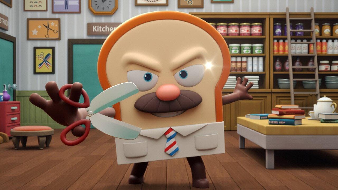 Bread Barbershop: Celeb in Bakery Town backdrop