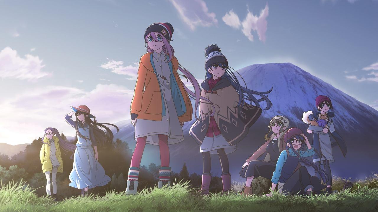 Laid-Back Camp backdrop