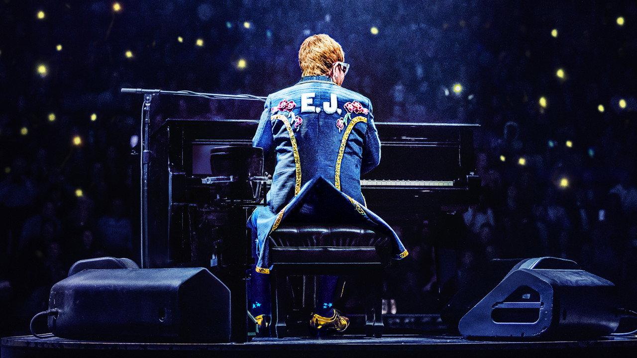 Elton John Live: Farewell from Dodger Stadium backdrop