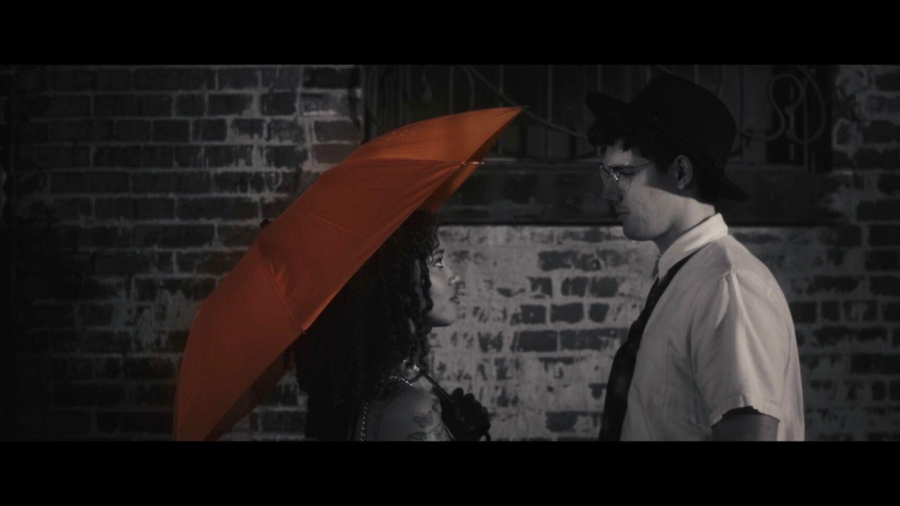 The Orange Umbrella backdrop