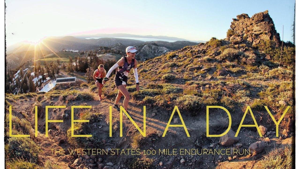 LIFE IN A DAY - The Western States 100 Mile Endurance Run backdrop