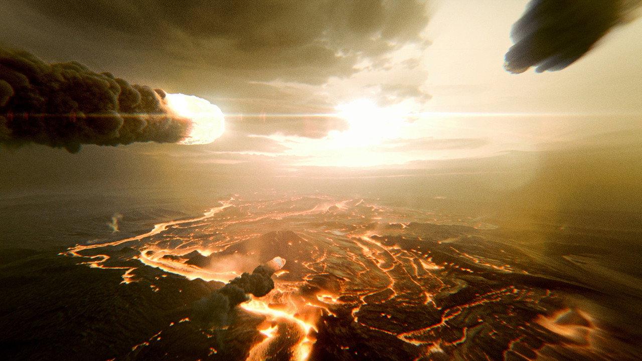 Asteroids: The Spark of Life? backdrop