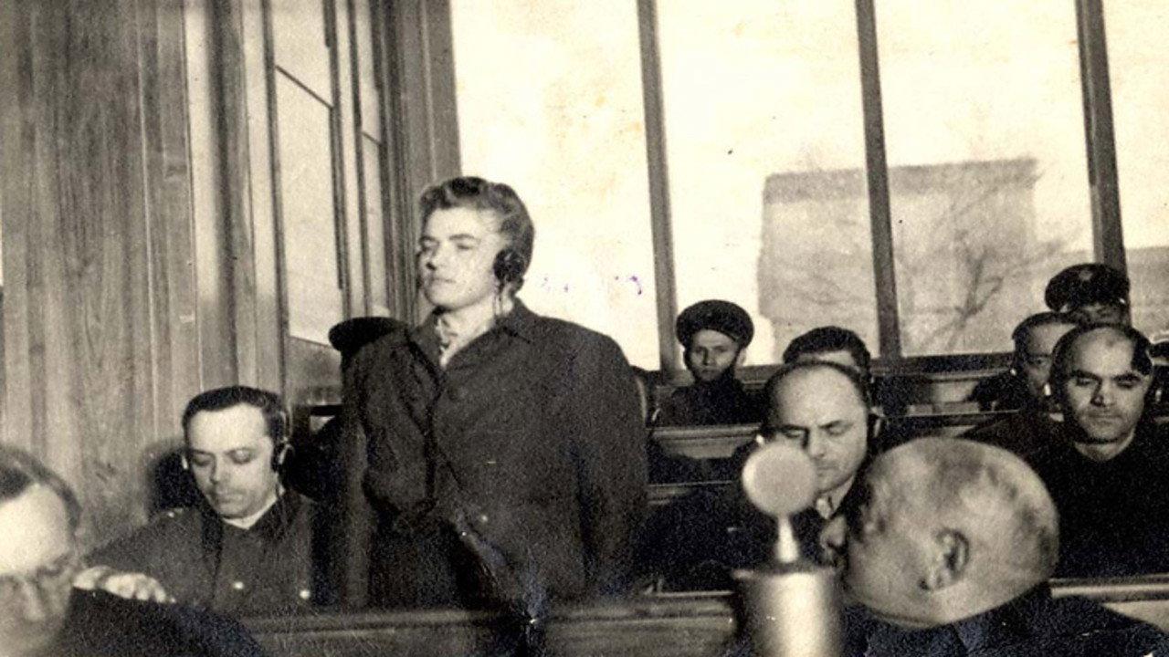 Auschwitz Krakow Trial 1947 backdrop