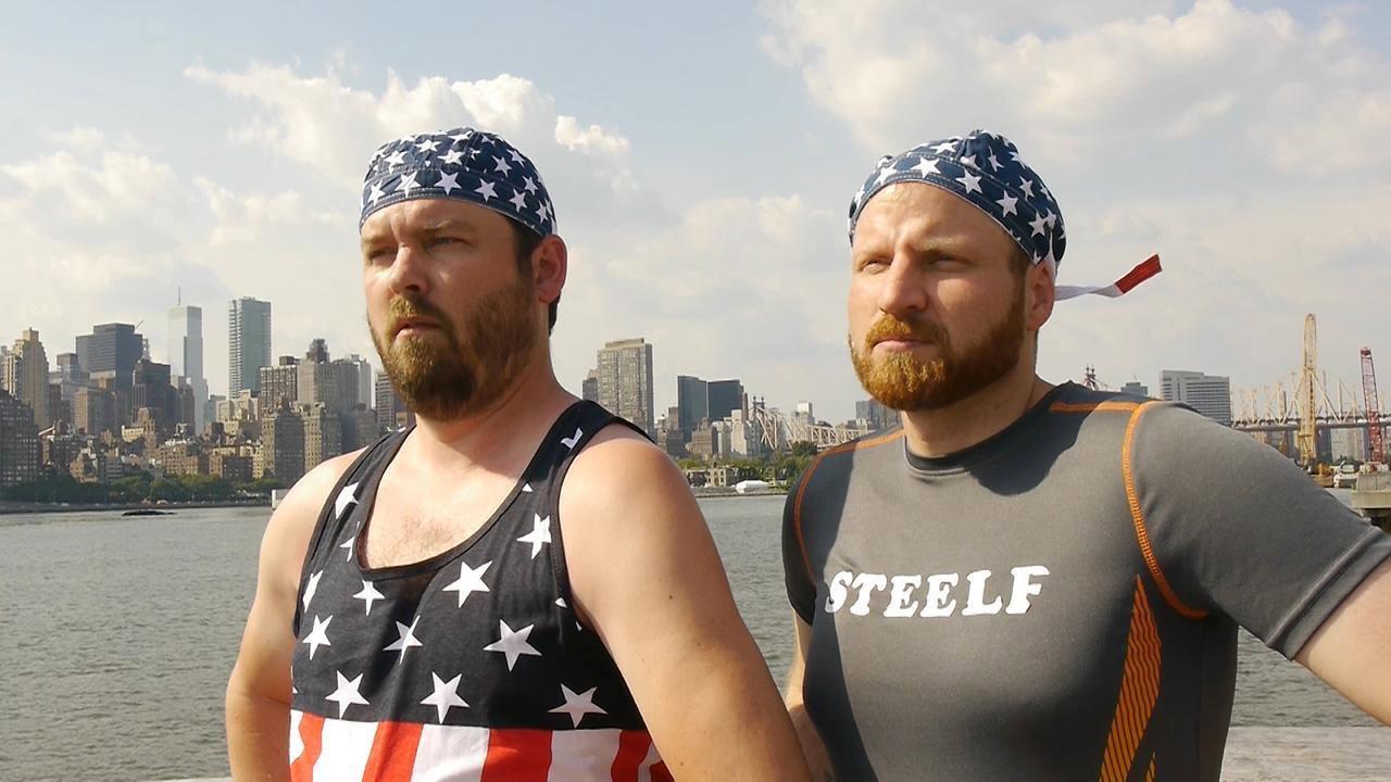 Chop & Steele backdrop