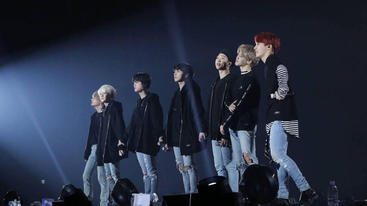 BTS Live Trilogy Episode III: The Wings Tour in Seoul backdrop