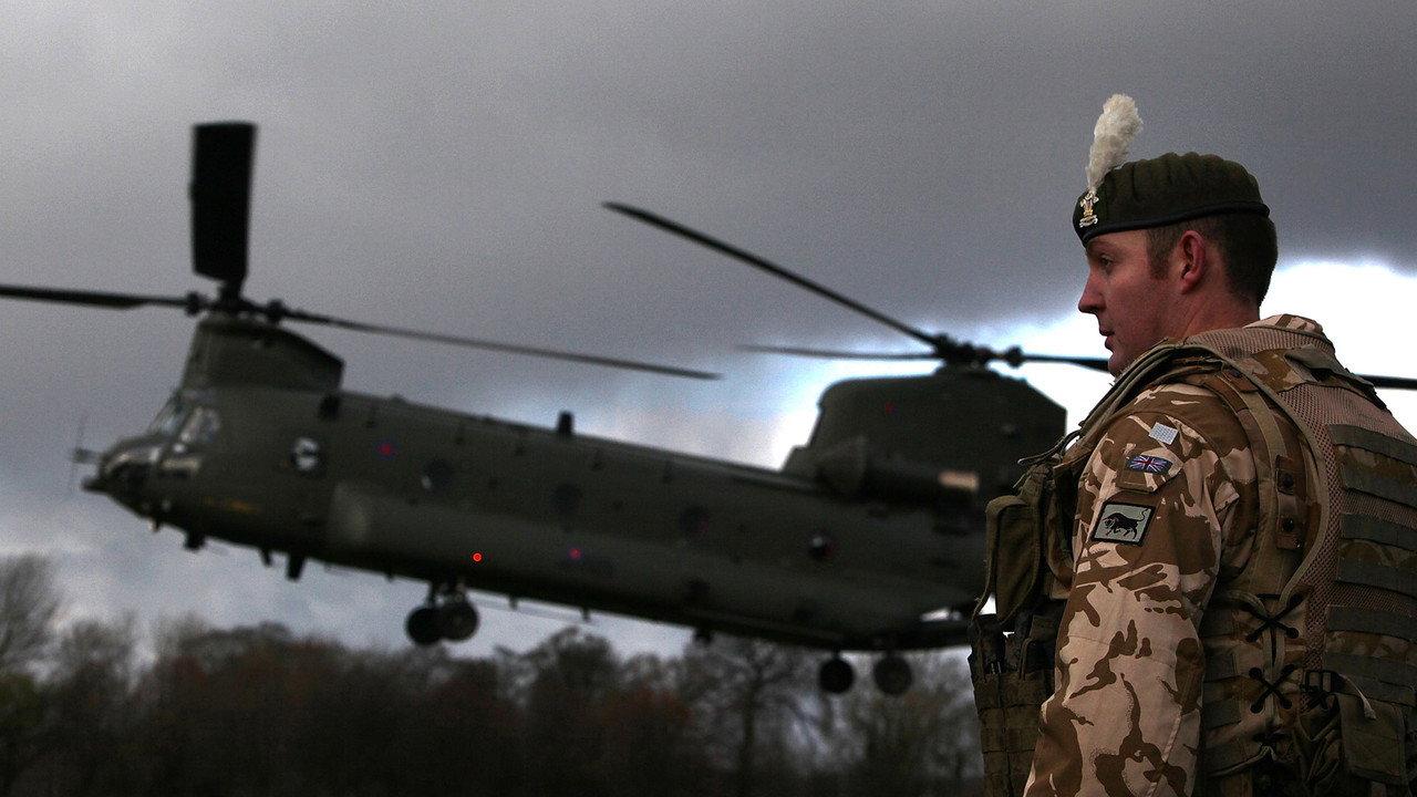 Royal Marines Mission Afghanistan backdrop