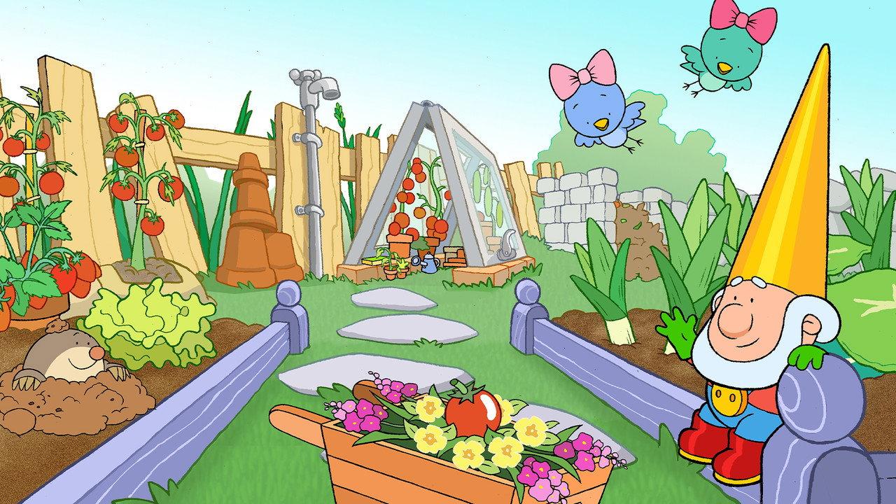 Gordon the Garden Gnome backdrop